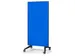 Mobiel Glasbord Blauw Magnetisch 90x175Cm