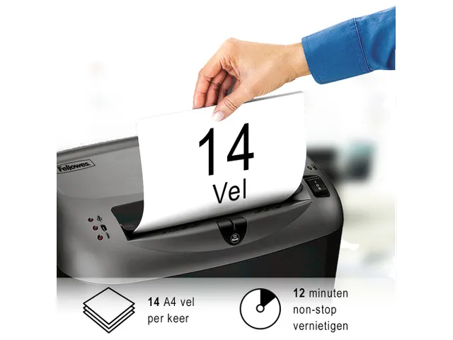 Papiervernietiger Fellowes 70S stroken 5.8mm P-2