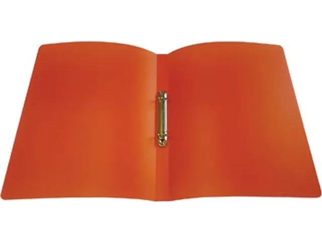 ringmap voor A4 PP 2 ringen 16 mm transparant oranje