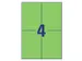 Etiquette Avery Zweckform 3458 105x148mm A6 vert 400 pièces
