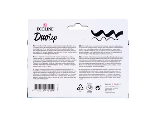 Duotip Talens Ecoline set à 6 stuks stadslandschap