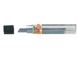Potloodstift Pentel 2H 0.5mm zwart koker à 12 stuks