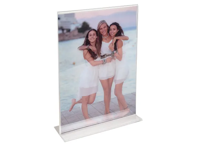 Folderhouder Rechtop staand A6 transp.