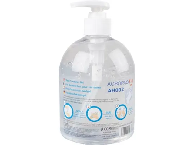 Gel désinfectant, bouteille de 500 ml