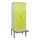 PBM-locker met bank,HxBxD 2120x800x815mm,2vak,vak B 400mm,draaigrendel