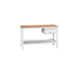 werkbank,HxBxD 930x1500x600mm,multiplexblad,4voeten,uitrusting: lade