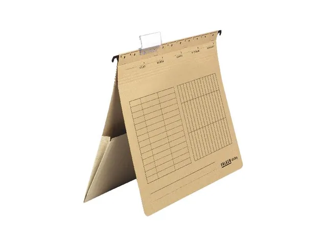 Paq 5 Dossiers susp. A4 àP marron