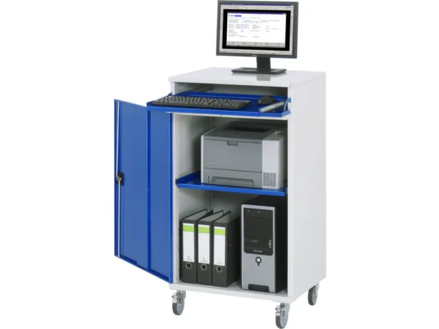 Computerkast 1185x 650x 520mm Verrijdbaar Uittreklade Voor Toetsenbord