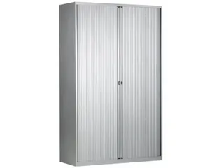 Roldeurkast Incl. 4 Legborden Lichtgrijs 198x100x43 - 1