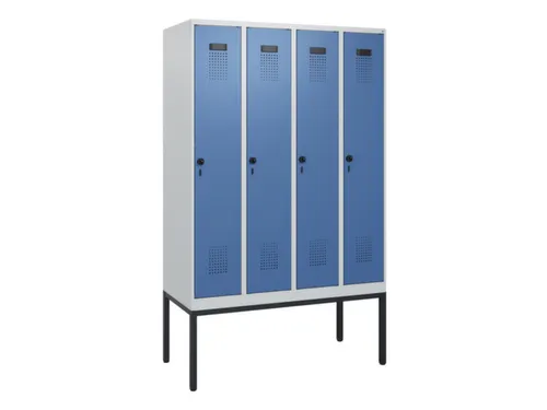 schoollocker,HxBxD 1950x1200x500mm,4vak,vak B 300mm,draaigrendel