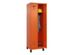 locker,HxBxD 1950x600x500mm,2vak,vak B 300mm,cil.-slot,voeten