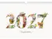 Familiekalender 2027 Marjolein Bastin A4 nederlands