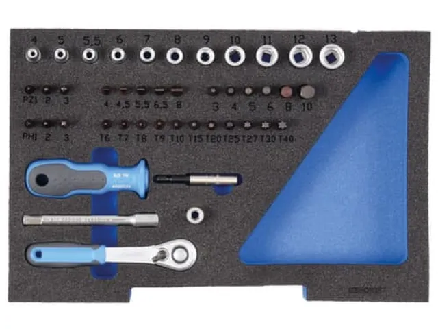 1100 CT1-20dopsleutelset 1/4 inch in 1/2 L-BOXX 136module