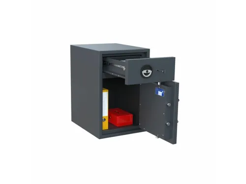 Salvus Tivoli 1S Afstortkluis elektronisch slot 67x44x55cm Grafietgrij