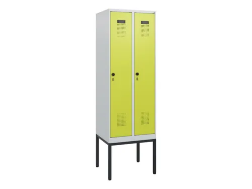 schoollocker,HxBxD 1950x600x500mm,2vak,vak B 300mm,draaigrendel