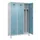 locker voor scheiding van kleding,HxBxD 1950x1200x500mm,3vak