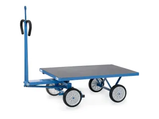 Handtrekwagen Trekoog 6403vz 700kg 1200x800mm Massief Rubber - 1