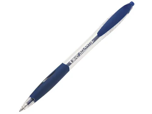 Balpen Bic Atlantis classic grip clic medium blauw