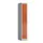 Lockerkast 1800x310x500mm 1x3 vakken cilinderslot, sokkel, RAL3000