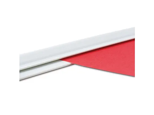 Wandlijst MAUL Express papierrail 50cm zelfklevend wit
