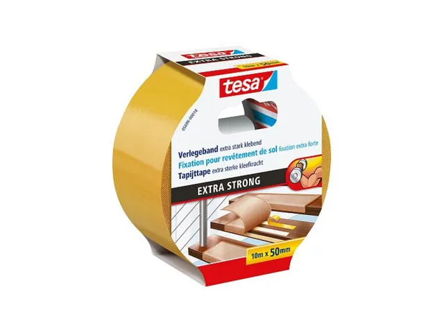 Tapijttape extra sterk tesa 5686 50mmx10m dubbelzijdig