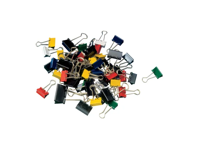 Papierklem MAUL 215 foldback 19mm capaciteit 7mm assorti