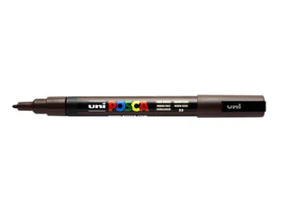 Verfstift Posca PC3M Fijne punt 0,9-1,3mm Donkerbruin - 1