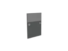 baliepaneel v. bureau aanbouw links MS-donkergrijs BN8078-grijs 800mm