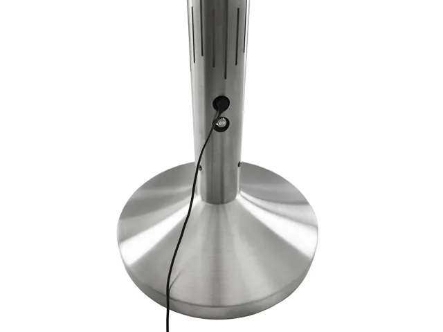 Poteau Securit Nova Inox avec enrouleur sangle RGB 100cm argent