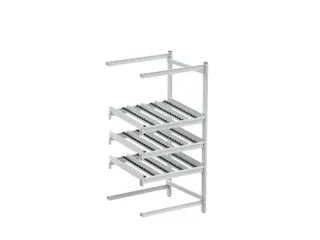 ESD-Kanban-stelling,aanbouwveld aan de zijkant,HxBxD 1860x933x805mm - 1