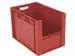 Bacs à bec norme Europe polypropylène HxLxl 420x600x400mm visière r