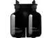 Support mural TSC triple métal noir pour flacon 475ml 10 pièces