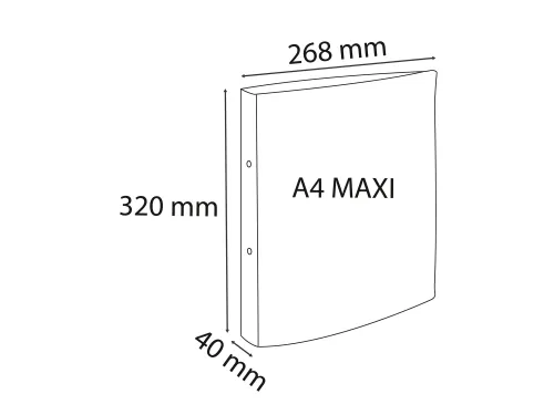 Ringbind 2r 30mm A4+ Chrom A4+ Pastelblå