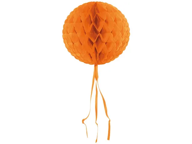 Oranje honeycomb 30 cm