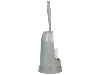 Classic toiletborstel met randborstel en ronde houder 400mm grijs - 3