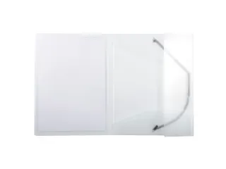 Kreacover Elastomap A4 Transparant Polypropyleen Met 3 Kleppen - 1