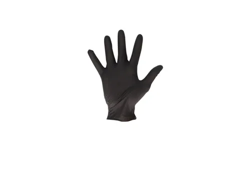 Handschoen CMT M (7-8) soft nitril zwart 100 stuks