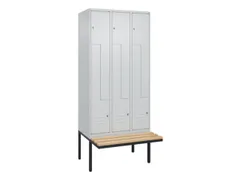 armoire vestiaire Z HxlxP 2120x900x815mm 6compart.
