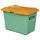 strooigoedbak,200l,HxBxD 640x890x600mm,GVK,groen,deksel oranje
