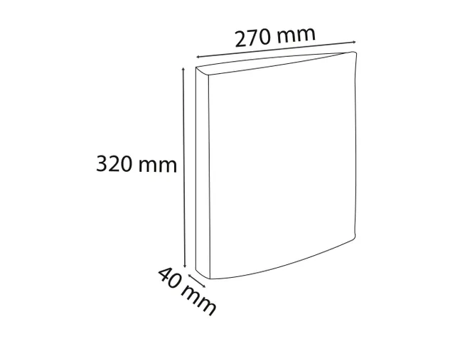 Ringmap PP ronde rug A4 4R 30mm ass