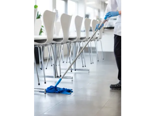 Vikan Microfibre draadmop microvezel stroken schroefdraad Groen