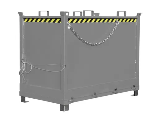 klapbodemcontainer,HxLxB 1445x1040x1845mm,2m³,hijsogen,vorksloffen