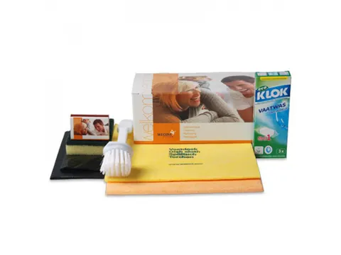 Bungalow schoonmaakset 6 items doos 56 stuks