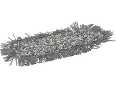 ErgoClean 549625 DAMP 43 mop 25cm vochtig microvezel grijs-wit