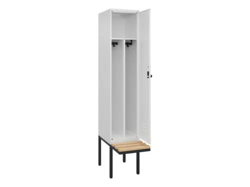 locker voor scheiding van kleding,HxBxD 2120x400x815mm,1vak