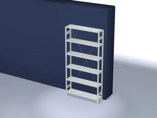 systeemstelling,grondveld,HxBxD 2500x1360x335mm,vakl. 200kg