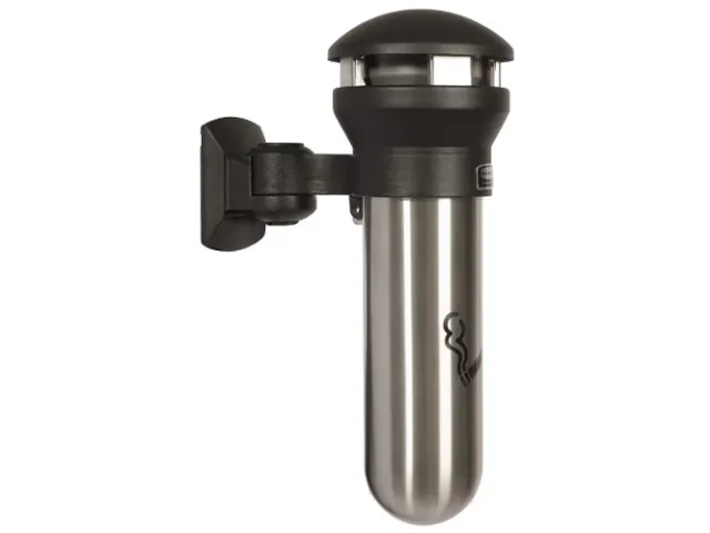 Rubbermaid wandasbak Infinity 46x30cm roestvrij metaal zwart zilver