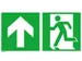 Panneau Sortie de secours Issue de secours à gauche