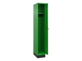 locker,HxBxD 1950x300x500mm,1vak,vak B 300mm,draaigrendel,sokkel - 2