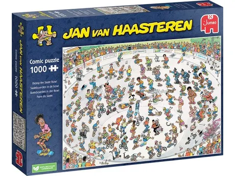 Skateboarden In De Bowl 1000 stukjes puzzel Legpuzzel
